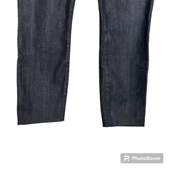 Current Elliot The Stiletto Gray Wash Raw Hem Jeans - Picture 11 of 16